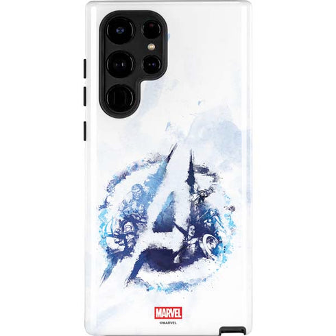 Marvel Avengers Blue Logo Galaxy S25 Ultra Impact Case